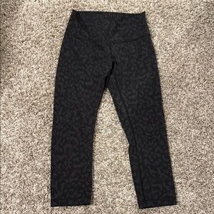 Lululemon Leopard Print Leggings, 21 inseam